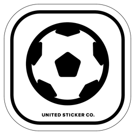 275x275 Futbal Soccer Ball Icon Decal United Sticker Co