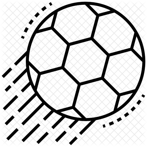512x512 Pass Soccer Ball Icon Of Line Style