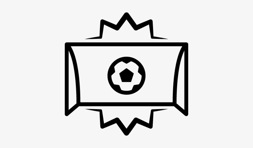 820x480 Soccer Goal Ball Entrance Centered In Arch Vector