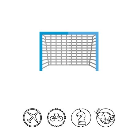 450x450 Soccer Goal Icon Royalty Free Vector Graphics