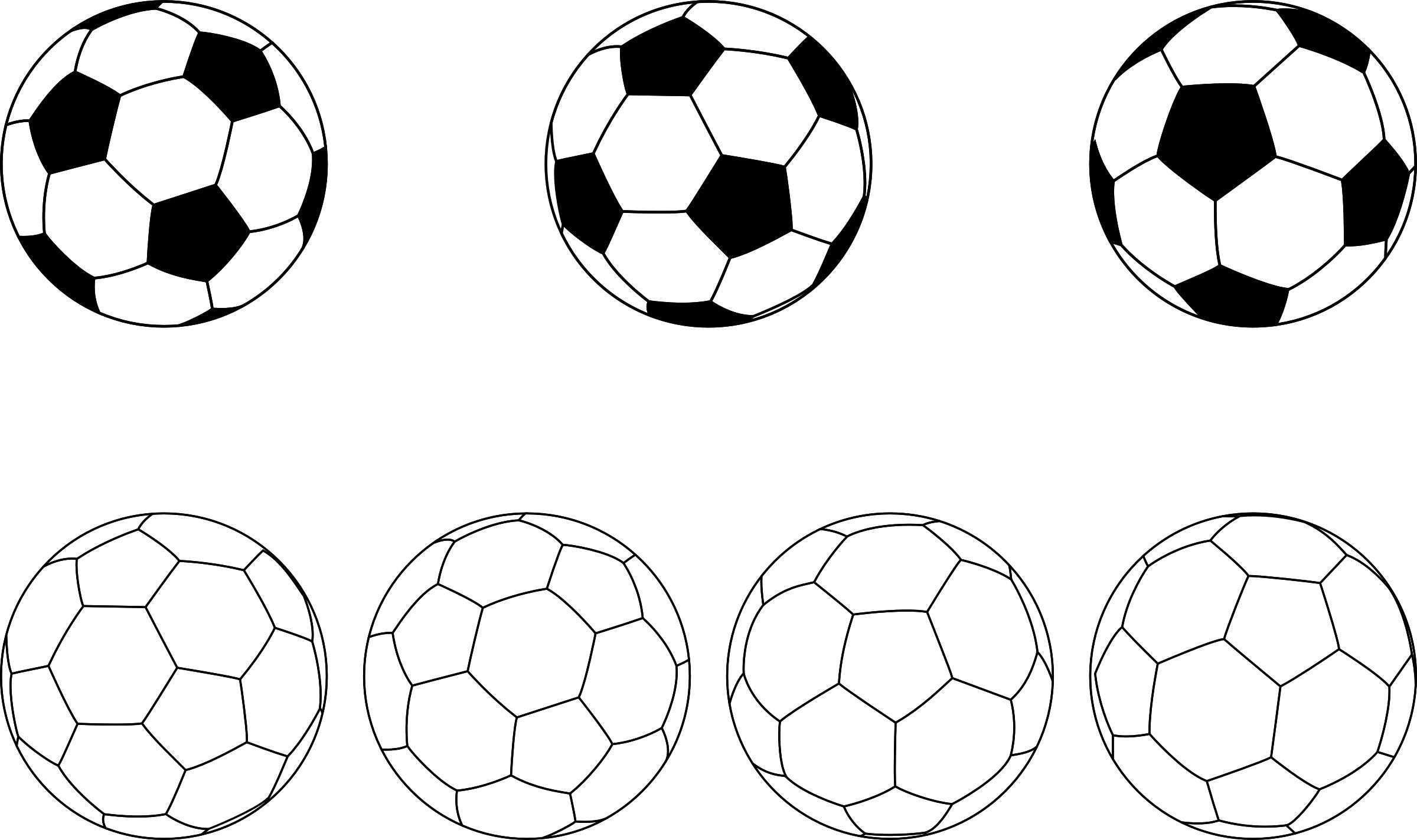 2400x1424 Soccer Balls Icons Png