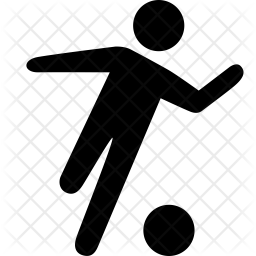 256x256 Soccer Icon Of Glyph Style