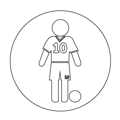 490x490 Football Soccer Player Icon