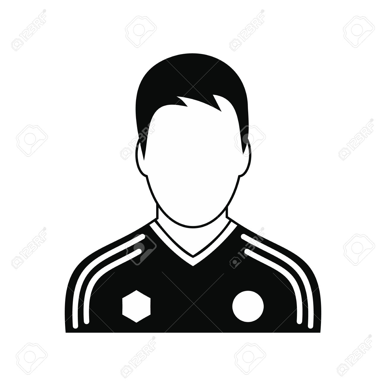 1300x1300 Soccer Player Icon