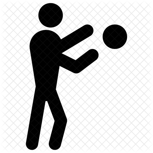 512x512 Soccer Player Icon Of Glyph Style