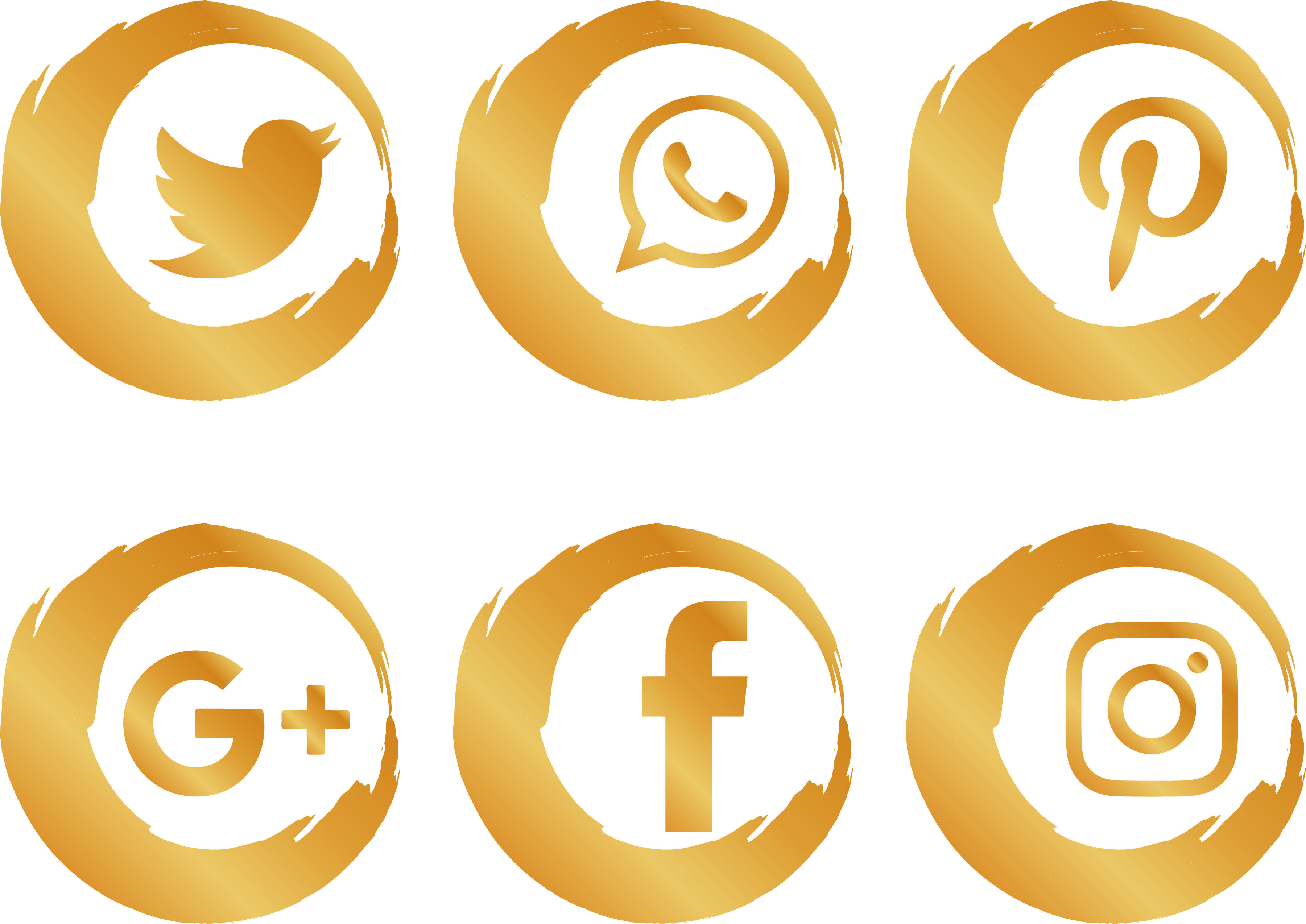 3602x2549 Download Network Gold Icons Media Brush Social Icon Icon Free