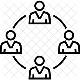 256x256 Social Icon Of Line Style