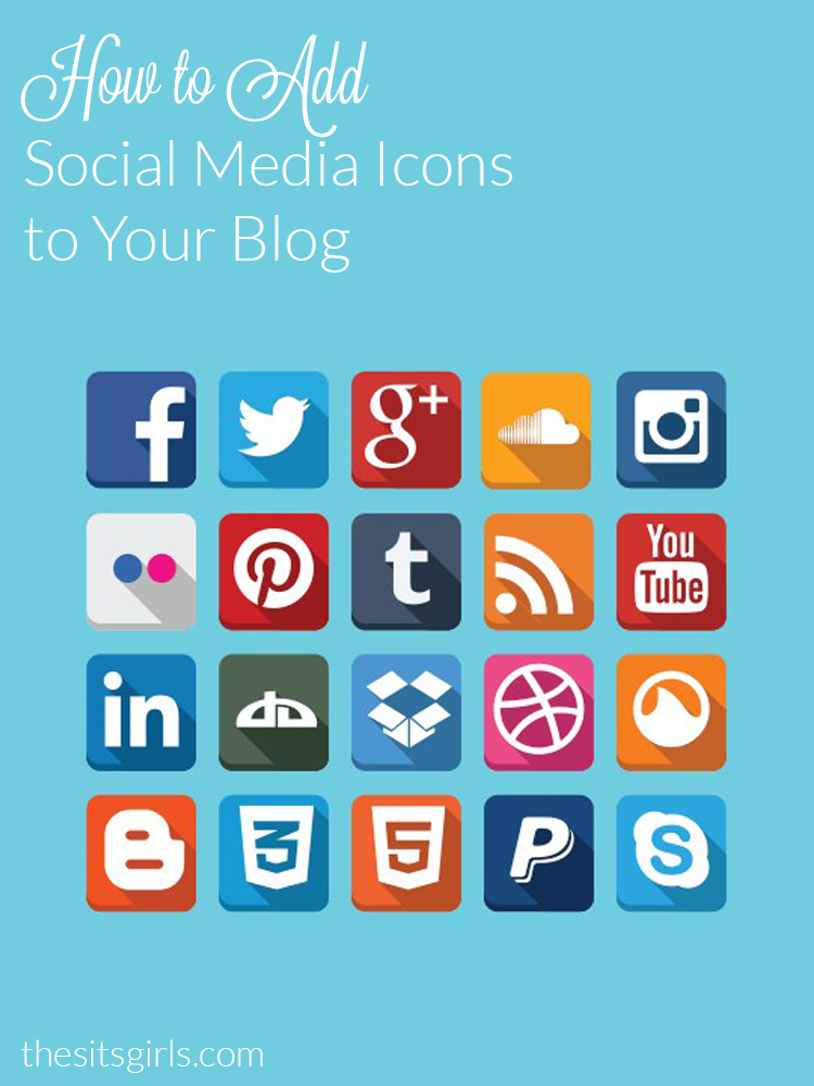 750x1000 Adding Social Media Icons To Your Blog Making Your Blog Social