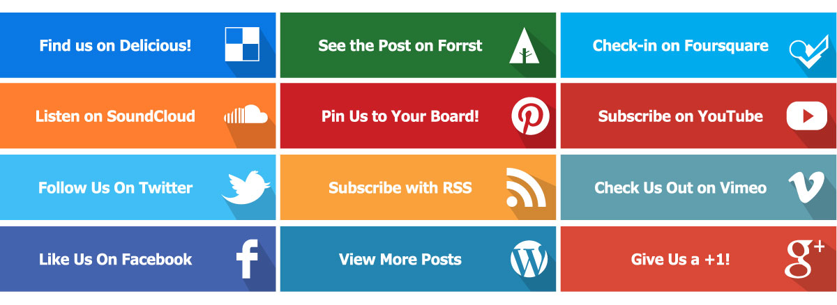 1200x438 Colorful Flat Social Media