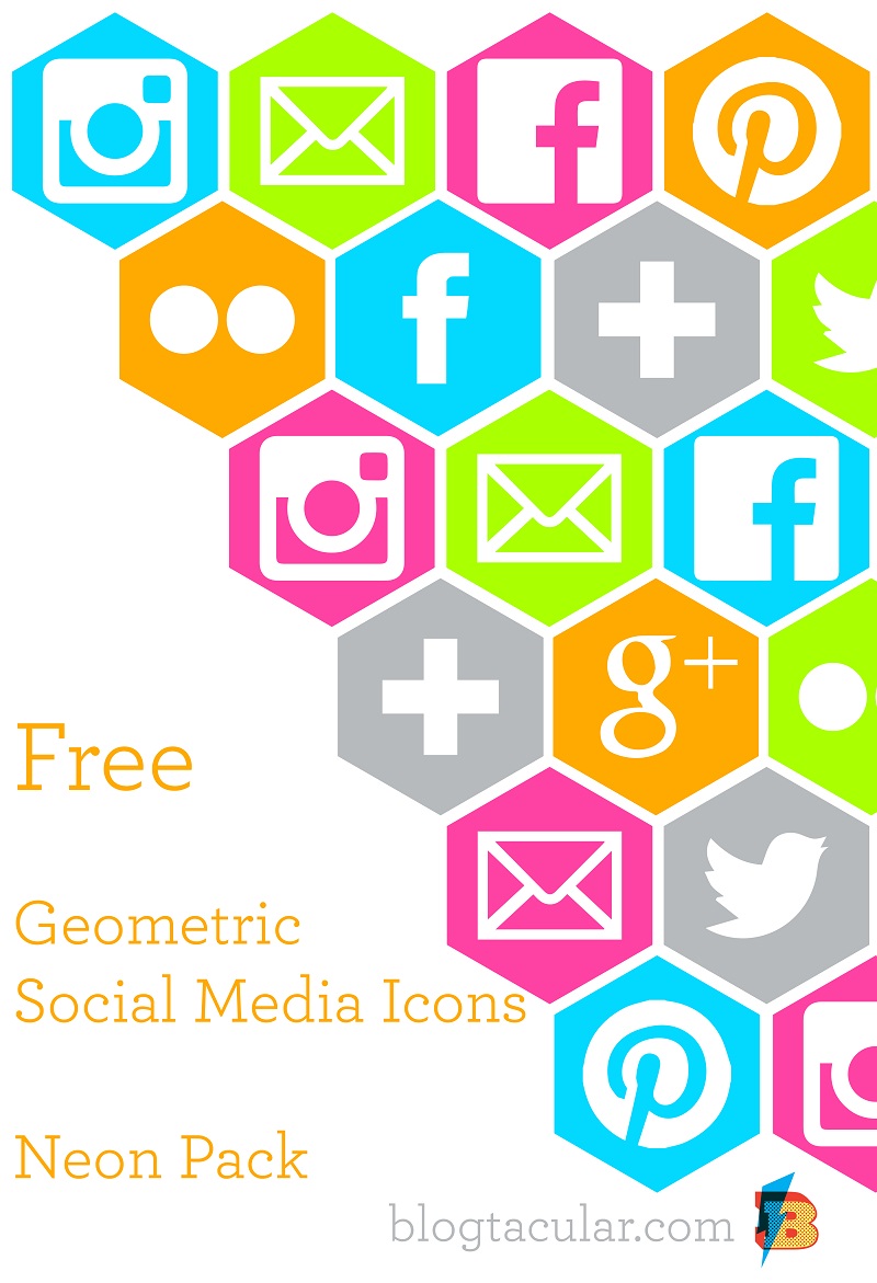 800x1171 Geometric Social Media Buttons