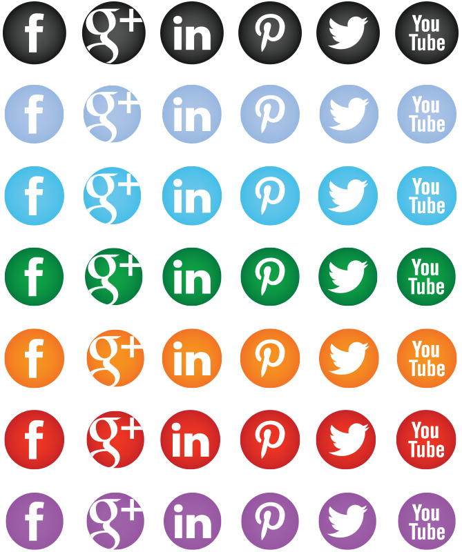 669x800 Round Social Icons