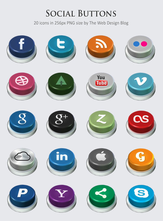 540x732 Hand Picked, Free Social Icon Packs Sitepoint