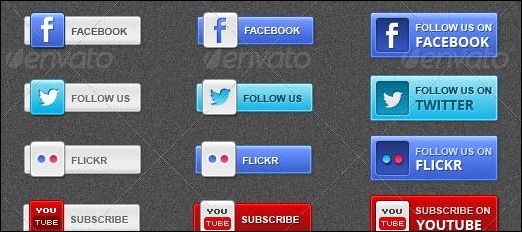 522x232 Amazing Social Media Buttons And Icon Sets Tripwire Magazine