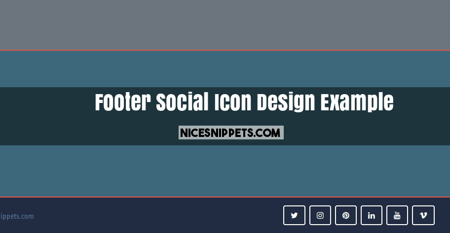 Footer Social Icon Design Example Using Bootstrap 912x473 Footer Social Icon Design Example Using Bootstrap