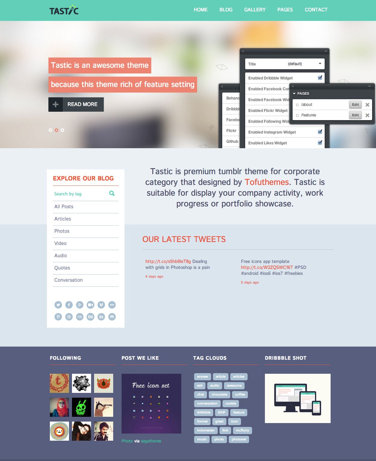 Tastic Tumblr Theme 1259x1543 Tastic Tumblr Theme