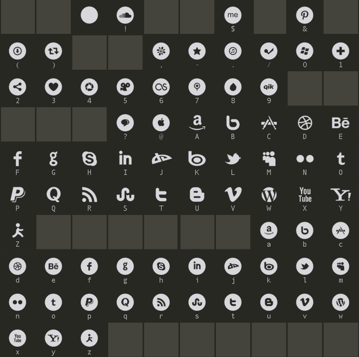 700x696 Social Media Icons Pack