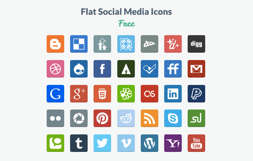 Free Social Media Icon Sets To Download 863x550 Free Social Media Icon Sets To Download