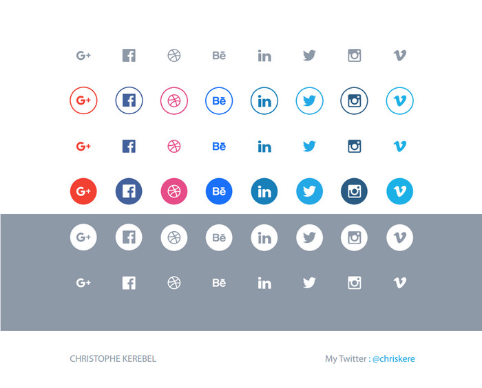 Free Social Media Icons And Vector 700x564 Free Social Media Icons And Vector