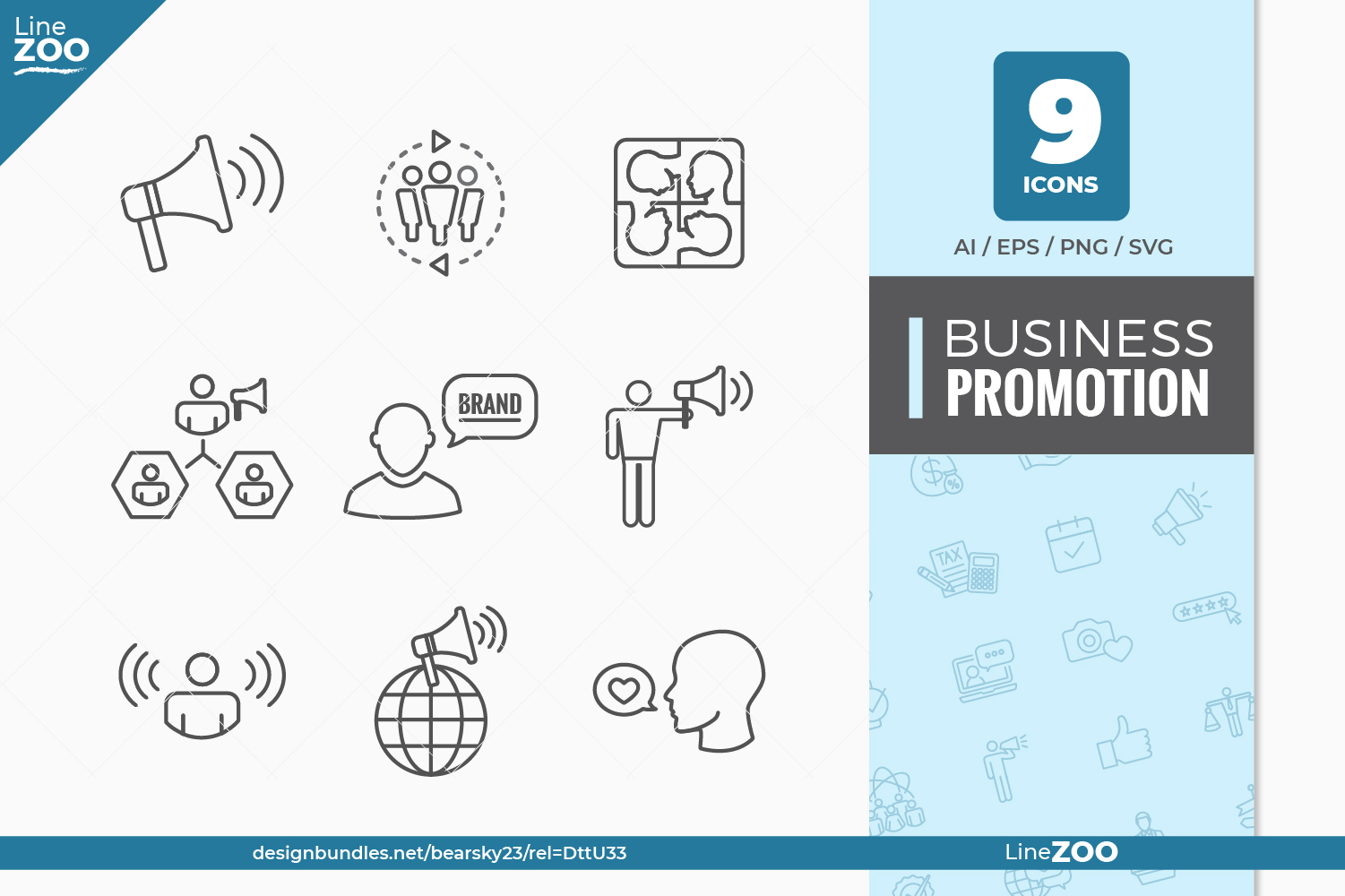 Business Promotion And Social Media Icon Set With Thumbs Up 1501x1000 Business Promotion And Social Media Icon Set With Thumbs Up