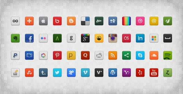 Social Media Icon Set Free Graphics Uihere 600x309 Social Media Icon Set Free Graphics Uihere