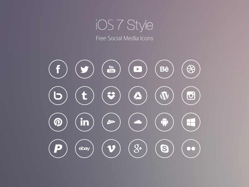 Free, High Quality Social Media Icon Sets 800x600 Free, High Quality Social Media Icon Sets