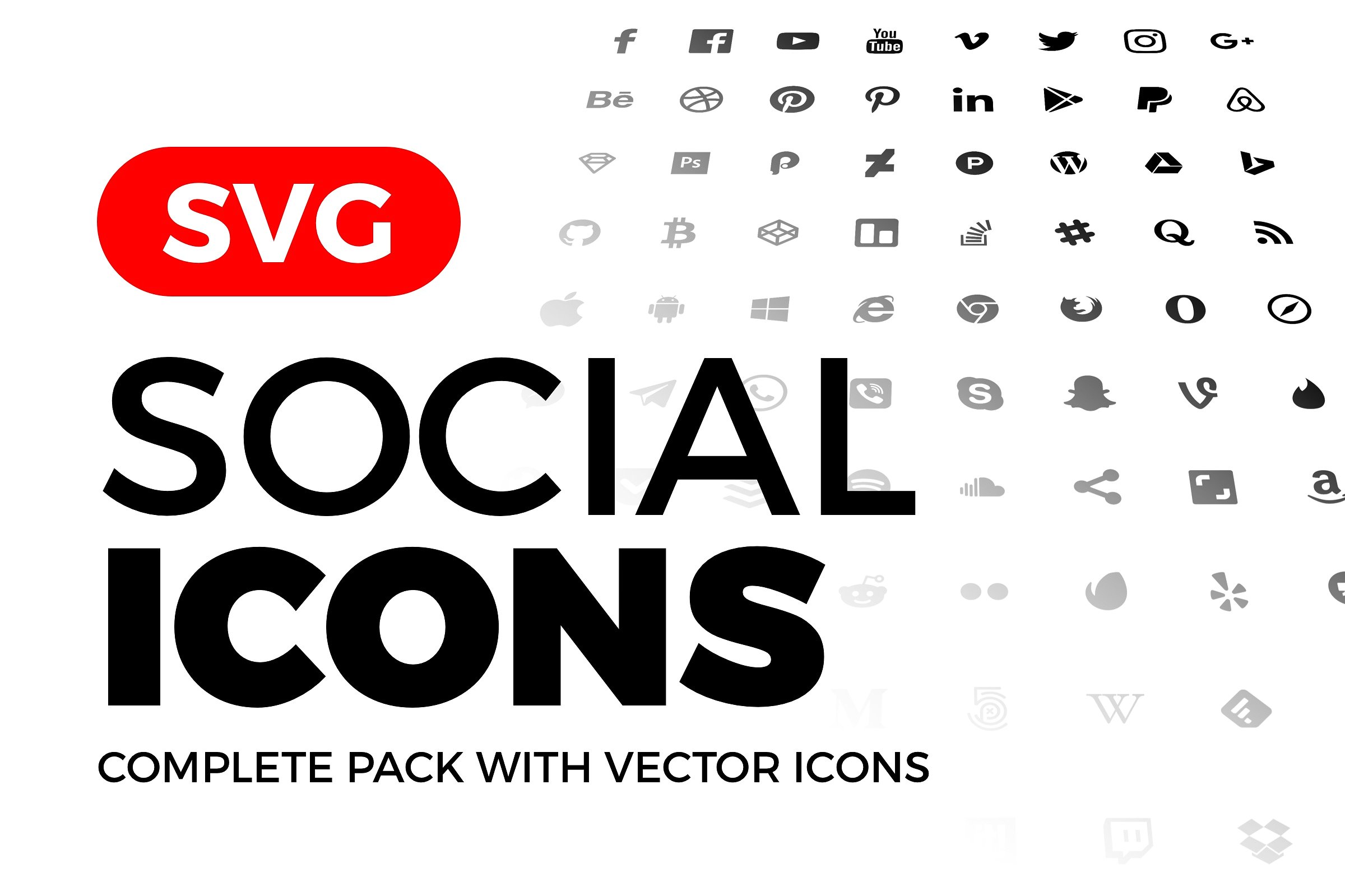 Useful Social Media Icons For Designers 2400x1599 Useful Social Media Icons For Designers