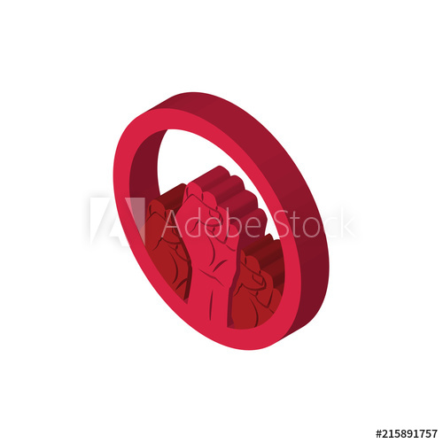 Social Justice Isometric Right Top View Icon 500x500 Social Justice Isometric Right Top View Icon