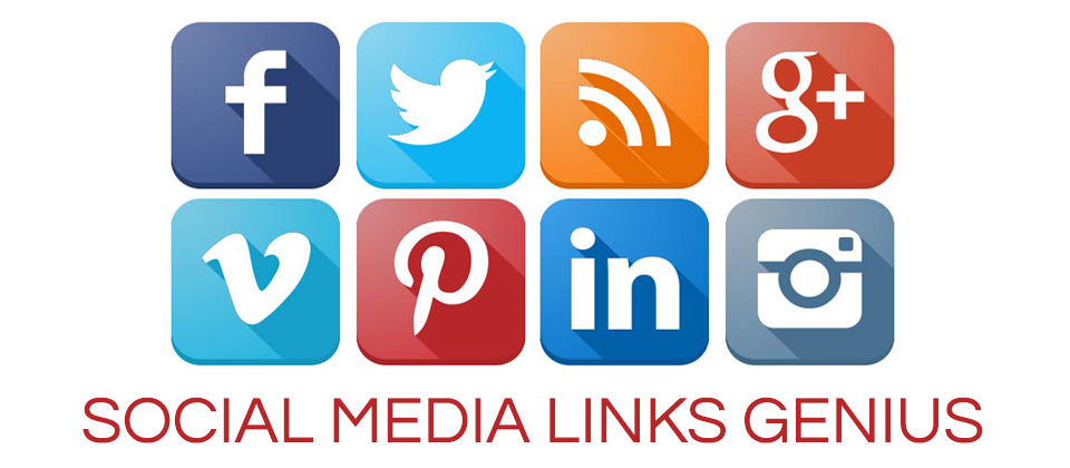Social Media Links Genius 960x420 Social Media Links Genius