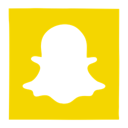 256x256 Social, Snapchat, Media, Network, Social Media, Snapchat Ghost