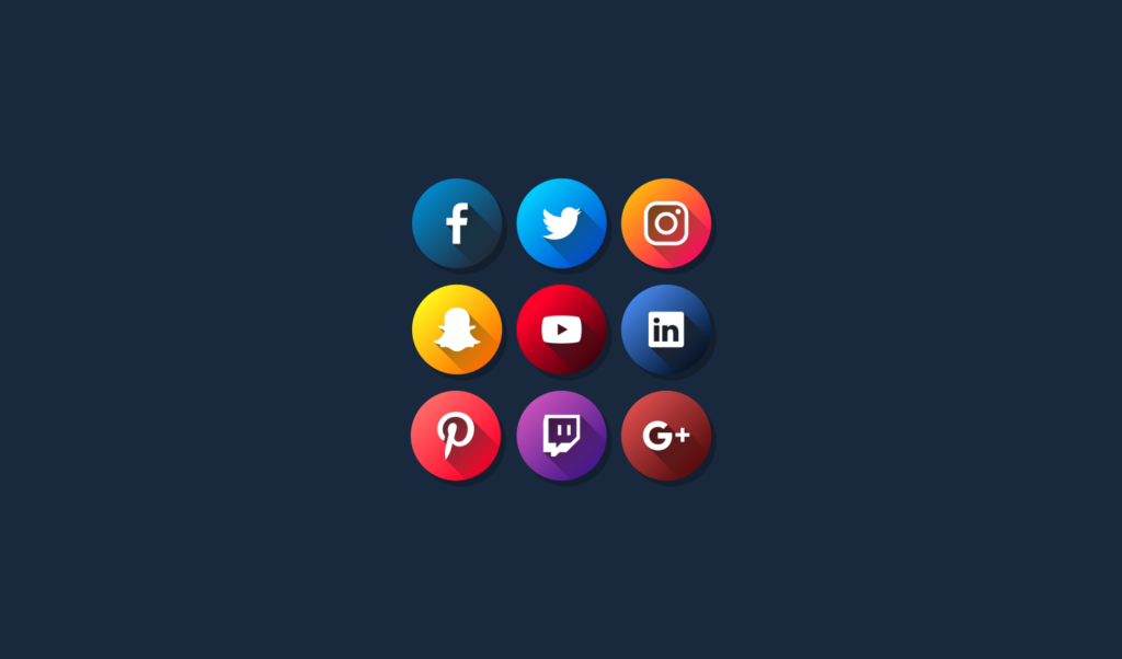 Flat Social Media Icons Free Vector Pack 1024x602 Flat Social Media Icons Free Vector Pack