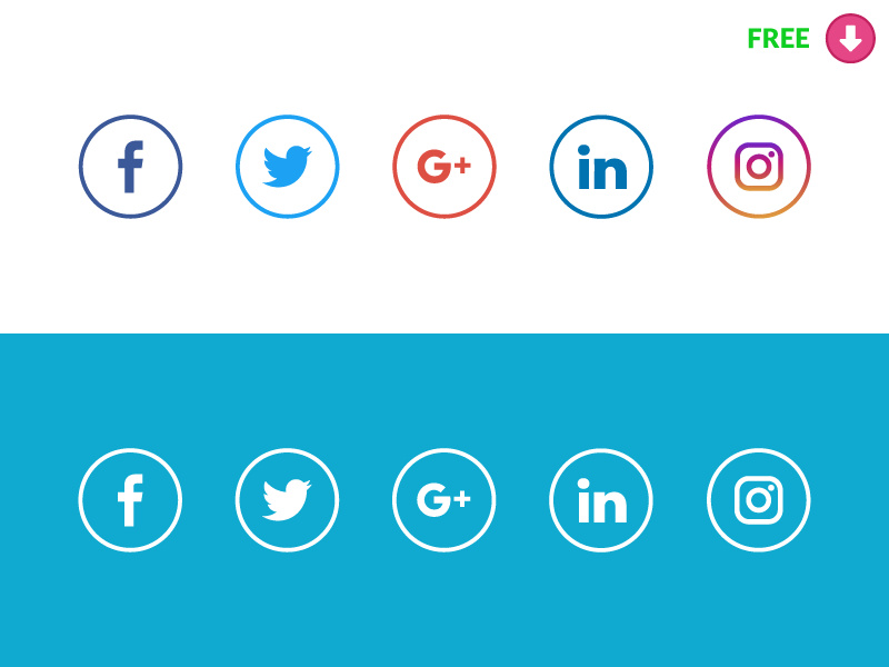 Free Social Media Icons 800x600 Free Social Media Icons