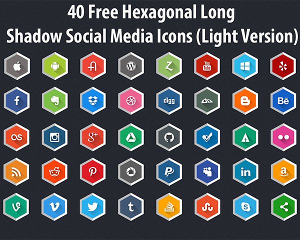 600x480 Absolutely Free Social Media Icons Sets