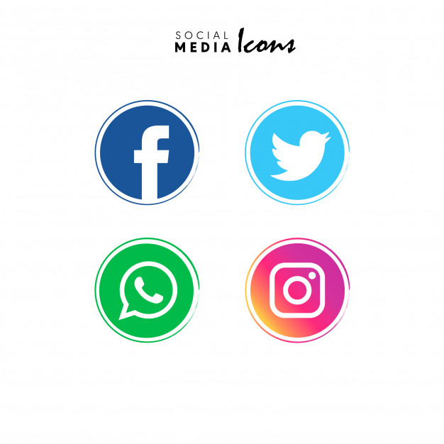 Social Media Icons Vector Free Download 626x626 Social Media Icons Vector Free Download