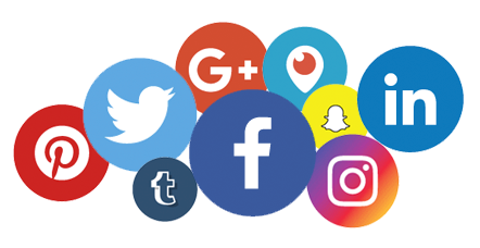 Social Media Icon Collage 442x228 Social Media Icon Collage