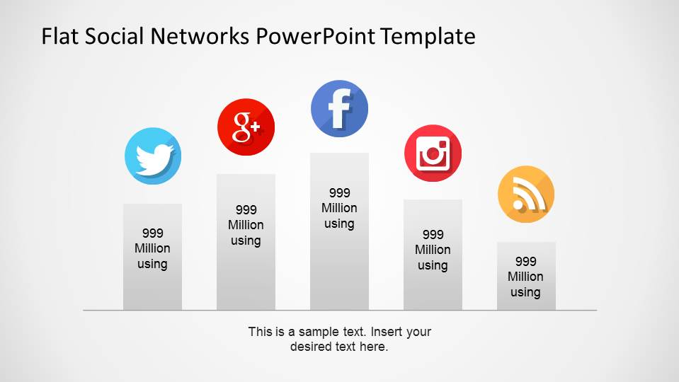 959x540 Flat Social Networks Powerpoint Template