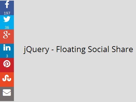 440x329 Jquery Plugin For Floating Social Share Bar Free Jquery Plugins