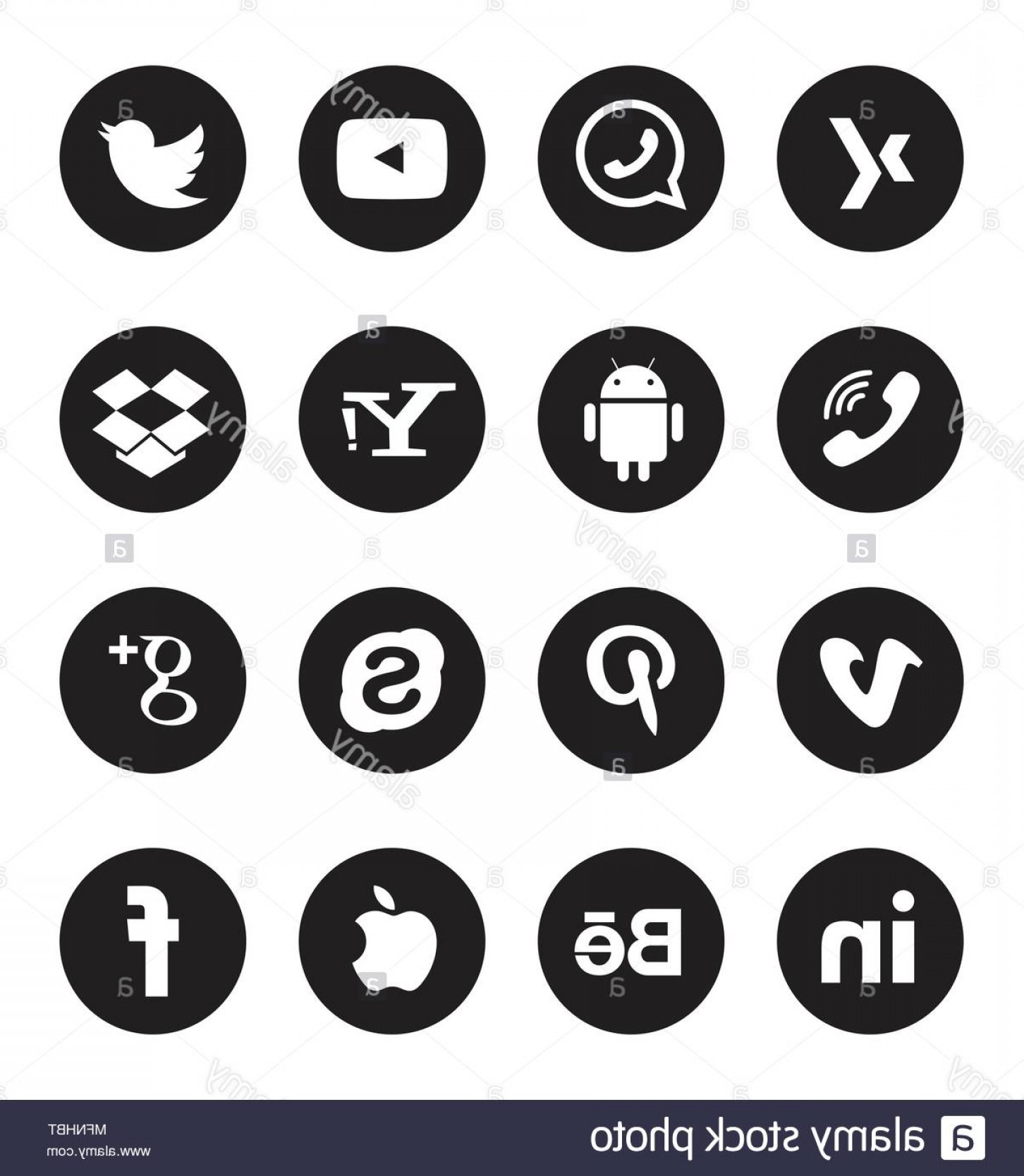1452x1668 Social Media Icon Collection With Web Site Icon Buttons Image