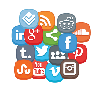 Social Media Icon Collage at Vectorified.com | Collection of Social ...