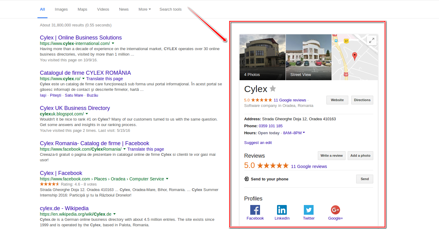 1442x754 Cylex Uk Business Directory Social Media Icons And The Google