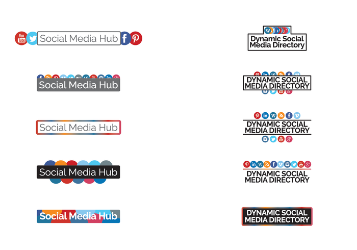 700x490 Social Hubdirectory Vector Icons