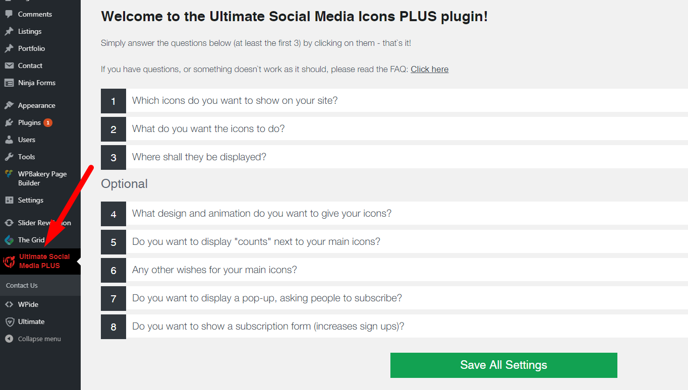 1364x774 Social Network Icons Setting Javo Directory Documentation