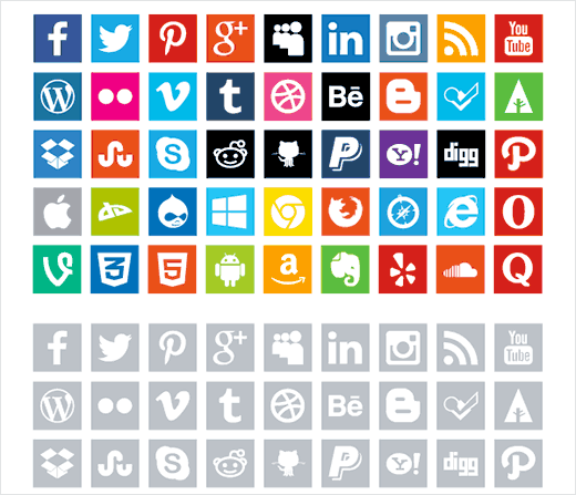 Best Free Social Media Icon Sets For Wordpress 520x447 Best Free Social Media Icon Sets For Wordpress