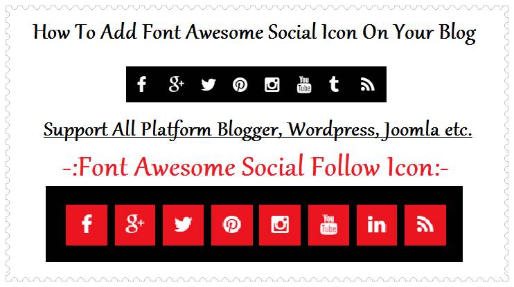 Blog Me Font Awesome Social Media Follow Icon Kaise Add Kare 742x415 Blog Me Font Awesome Social Media Follow Icon Kaise Add Kare
