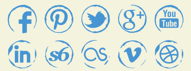 615x231 Free, High Quality Social Media Icon Sets