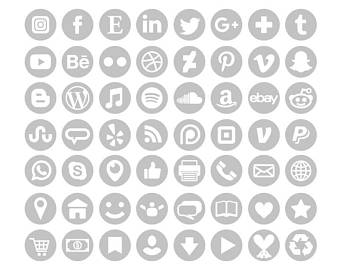 340x270 Social Media Icons Etsy