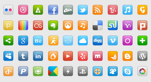 580x318 Ultimate Collection Of Fresh Social Media Icon Sets
