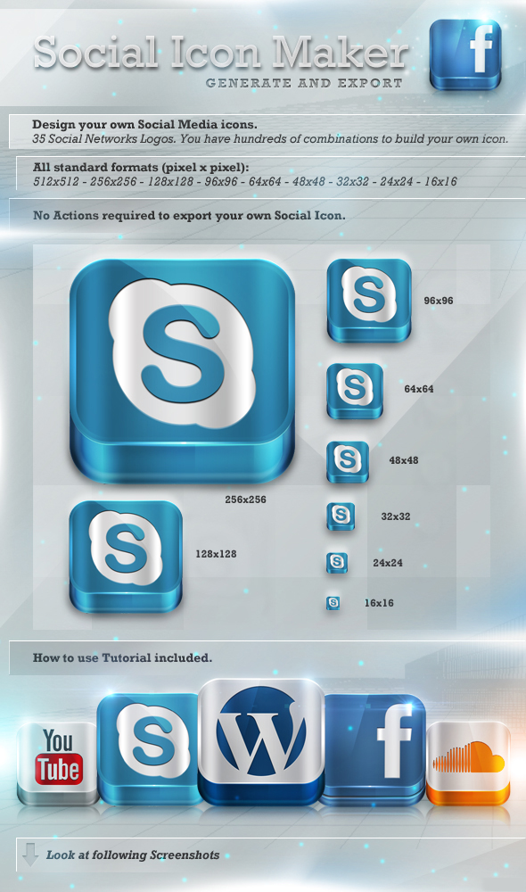 590x1000 Social Media Icon Generator