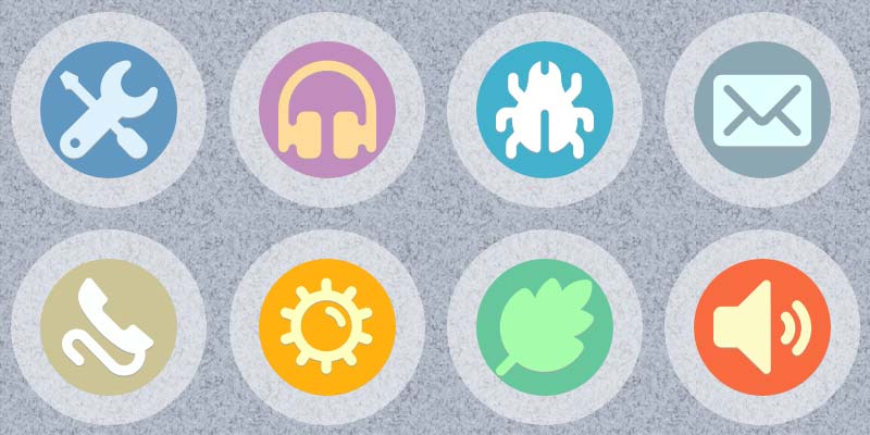 800x400 Social Media Icons Free