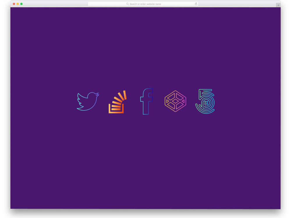 1000x750 Practically Applicable Html Social Media Icons Design
