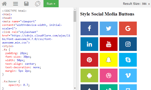 Social Media Icon Html at Vectorified.com | Collection of Social Media ...